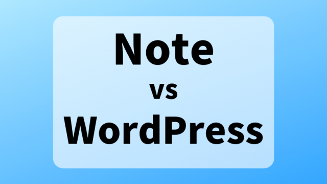 note vs wordpress